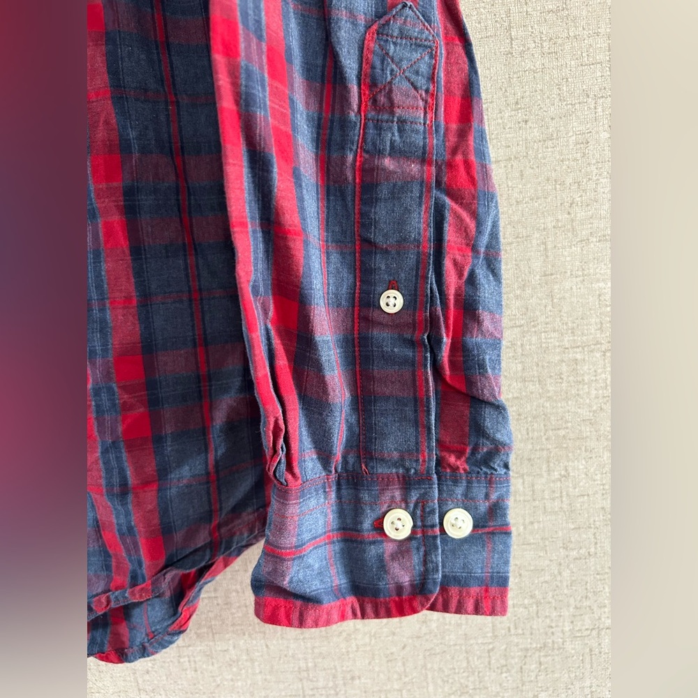 Brooks Brothers Red and Gray Checkered Shirt - Picture 4 of 5
